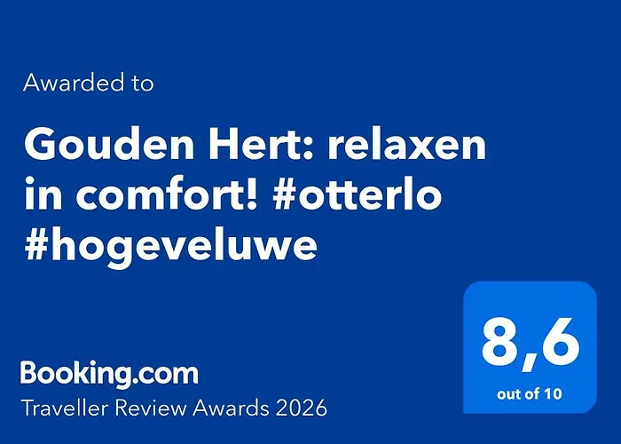Gouden Hert: Relaxen In Comfort! #otterlo #hogeveluwe Сasa de vacaciones *